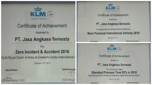 KLM Ganjar JAS Tiga Penghargaan Sekaligus