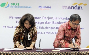  SINERGI BPJS KETENAGAKERJAAN DAN BANK MANDIRI