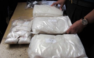 Kurir Narkoba dan  Barang Bukti Senilai Rp 17 miliar Ditangkap Polrestabes Medan