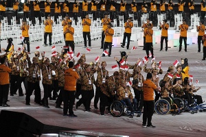 Para Atlet Difabel Penuhi Janji Antar Indonesia Juara Umum