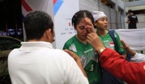 Kecurangan Wasit Paksa Tim Sepak Takraw Putri Menangis Dan WO