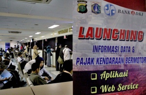 PERESMIAN INFORMASI DATA DAN PAJAK KENDARAAN BERMOTOR 