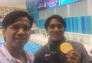 Ungguli Wakil Turki, Gagarin Persembahkan Emas Pertama Renang