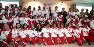 Berkekuatan 755 Orang, Kontingen Indonesia Dikukuhkan