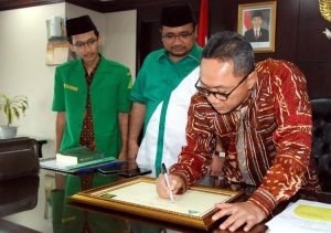 PERTEMUAN KETUA MPR DENGAN GP ANSOR