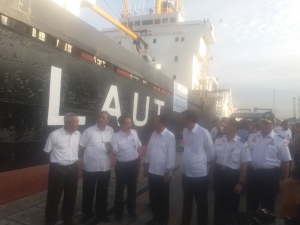 Menhub Lepas Kapal Tol Laut Ke Natuna