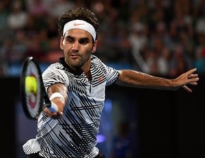 Tampil Lagi, Federer  Melenggang Santai di Dubai