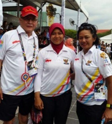 Sri Ranti Sumbang Emas Pertama, Panahan Dulang Dua Emas