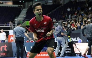 Singapura Terbuka 2017 : Tinggal Anthony Ginting Dan Dua Ganda Yang Bertahan