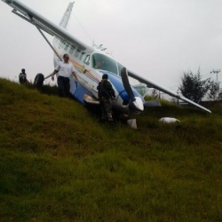 Pesawat Grand Caravan Tergelincir di Bandara Ilaga