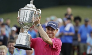 Kejuaraan PGA AS: Justin Thomas Raih Gelar Perdana Di Quail Hollow