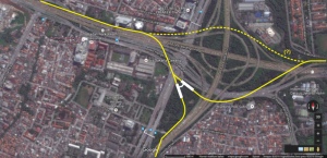 Proyek LRT, Pengguna Jalan Dihimbau Hindari Jalan  HR.Rasuna Said