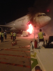 GPU Gapura Angkasa  Korslet, Pesawat Milik Garuda Nyaris Terbakar
