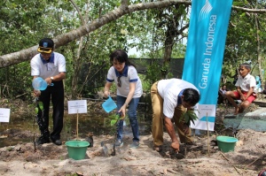 Garuda Tanam 50 Ribu Bibit Mangrove