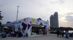 INASGOC Ramaikan Malam Pergantian Tahun di Lagoon Beach Ancol, 
