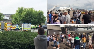 Heboh, Tas di Terminal Bandara Manchester