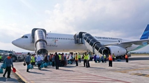 OTP Angkutan Haji Garuda Mencapai 93,66 persen