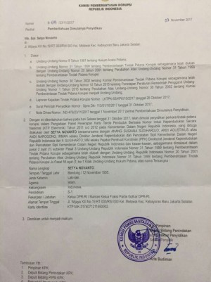 Ketua Umum Partai Golkar Setya Novanto Kembali Bakal Jadi Tersangka