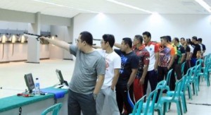 Test Event Menembak Tanpa 10 M Running Target Mixed Putra