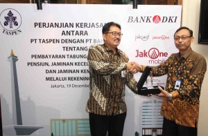 PT Taspen Dan Bank DKI Jalin Kerja Sama
