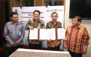 PT Taspen Dan Bank DKI Jalin Kerja Sama
