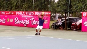 Petenis Luar Jakarta Tampil Semangat