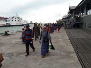 Arus Mudik dan Balik Nataru di Pelabuhan Tg Emas  Semarang Lancar