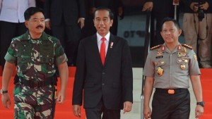 Presiden Jokowi Buka Rapim TNI  - Polri di Cilangkap
