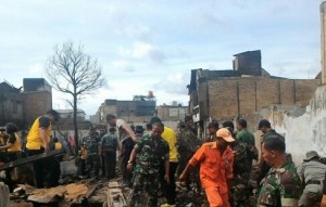 Pelaku Pembakar Ratusan Rumah di Krukut Jakbar Diduga Stres