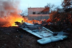 Pesawat Tempur Rusia Sukhoi-25 Jatuh Tertembak