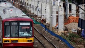 Rel KA  Lintas Bogor - Sukabumi  Terputus