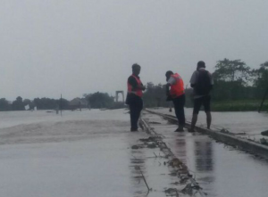 Enam Perjalanan KA Terganggu Akibat Banjir