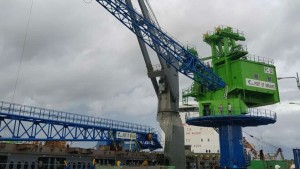 Pelindo IV Datangkan Dua Fix Crane ke Pelabuhan Merauke