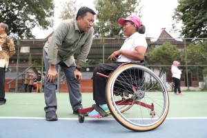 Menpora Kunjungi Pelatnas Asian Para Games 2018  