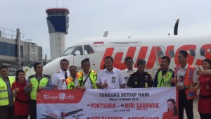 Wings Air Buka Rute Baru Pontianak ke  Miri Serawak Malaysia