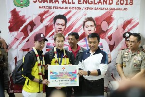 Menpora Berikan Bonus Rp. 250 juta Untuk The Minions