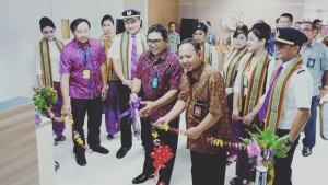 Batik Premium Gate di Bandara Lombok Praya NTB  Diresmikan
