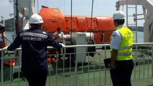 Ditjen Hubla Pimpin Uji Petik Kapal di Penyeberangan Merak