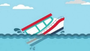 Satu Keluarga Nyaris Meregang Nyawa Ditengah Laut