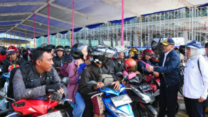 Arus Balik Melalui Penyeberangan Bakauheni Baru Mencapai 40 Persen