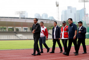 Presiden Tinjau Langsung Kesiapan GBK Hadapi Asian Games