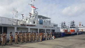 Ditjen Hubla Gelar Latihan Gabungan  Penanggulangan Tumpahan Minyak
