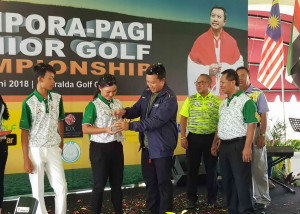 Imam Nahrowi Tutup Turnamen Golf Junior Championship 2018