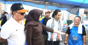 BTN Salurkan Bantuam  Rp 100 Juta Kepada Korban Banjir Bandang Banyuwangi
