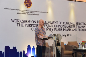 Sekjen Kemenhub Buka Workshop  Ekspolorasi Peluang  Asia  dan Eropa