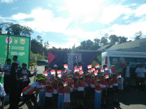 Sosialisasi Asian Para Games Oleh Kemenpora di Entikong Dapat Sambutan Hangat