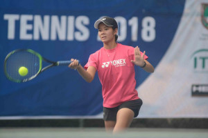 PP Women’s Circuit International Tennis 2018: Petenis Tuan Rumah Unjuk Kebolehan