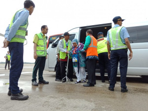 Embarkasi Banjarmasin Berikan Pelayanan Khusus Calon Jamaah Usia Lanjut
