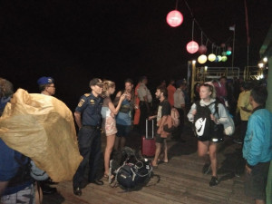 Kapal KPLP Rampungkan Evakuasi Warga dan Wisatawan Yang Terjebak Gempa Lombok