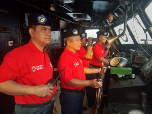 Empat Kapal PPLP Tanjung Priok Kawal Obor Asian Games